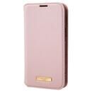 GRAMAS COLORS Shrink PU Leather Book Case 手帳型PUケース Pink iPhone 13 mini