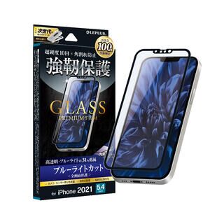iPhone 13 mini (5.4インチ) フィルム LEPLUS ガラスフィルム GLASS PREMIUM FILM 全画面保護 ソフトフレーム ブルーライトカット iPhone 13 mini