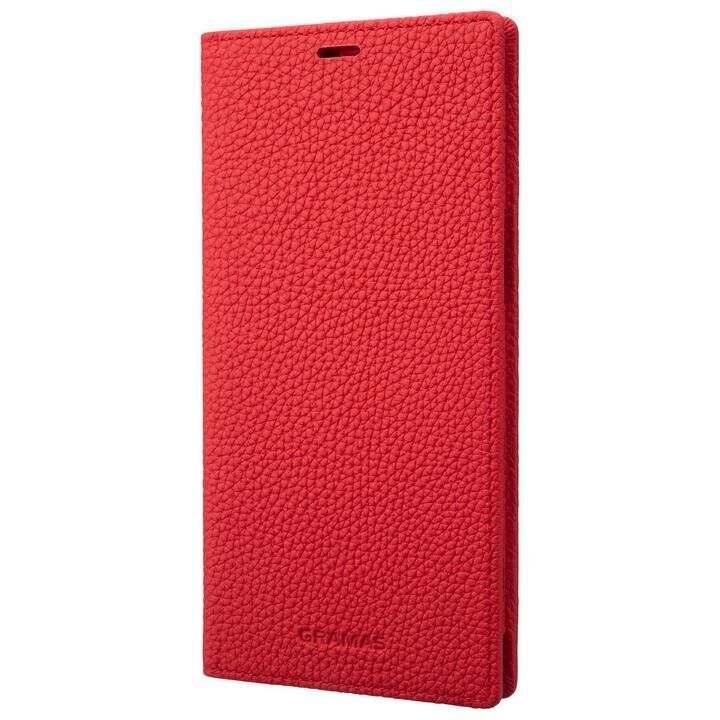 GRAMAS Shrunken-calf Leather Book Case 手帳型レザーケース Red iPhone 13 Pro Max_0
