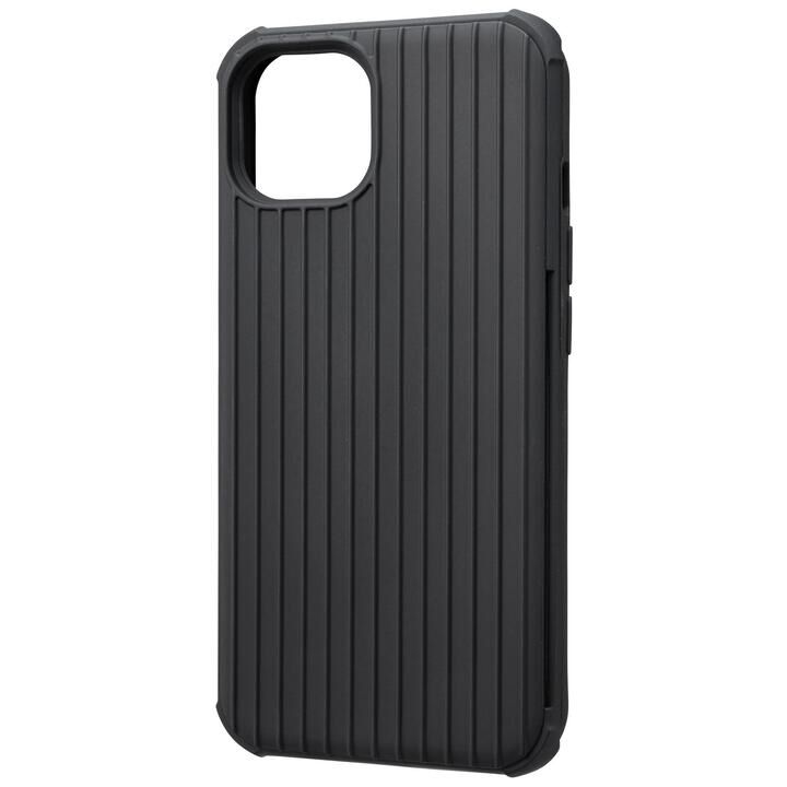 GRAMAS COLORS Rib-Slide Hybrid Shell Case 耐衝撃ハイブリッドケース Black iPhone 13_0