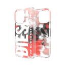 DIESEL Clear Military Brush Red iPhone 13/iPhone 13 Pro