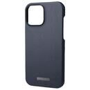 GRAMAS COLORS EURO Passione PU Leather Shell Case 背面型PUケース Dark Navy iPhone 13 Pro Max