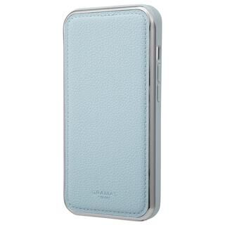 iPhone 13 ケース GRAMAS COLORS Shrink PU Leather Hybrid Case 背面型ハイブリッドケース Light Blue iPhone 13【6月中旬】