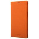 GRAMAS Shrunken-calf Leather Book Case 手帳型レザーケース Orange iPhone 13 Pro Max