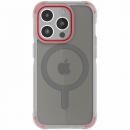 ゴーステック MagSafe対応 耐衝撃ケース コバート クリア iPhone 15 Pro