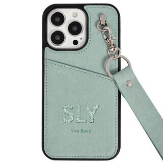 iPhone 13 Pro ケース SLY Die cutting_Case blue iPhone 13 Pro