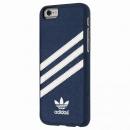 adidas スエード ハードケース ブルー/ホワイト iPhone 6s/6