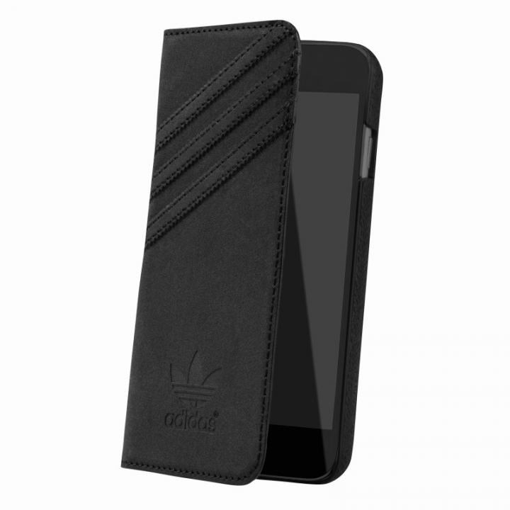 iPhone6s/6 ケース adidas スエード 手帳型ケース ブラック iPhone 6s/6_0