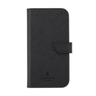 iPhone 15 Pro (6.1インチ) ケース LANVIN COLLECTION Folio Case Double Lined for MagSafe  Black iPhone 15 Pro