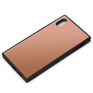 iPhone XS Max ケース Premium Style ガラスハイブリッドケース ピンク iPhone XS Max