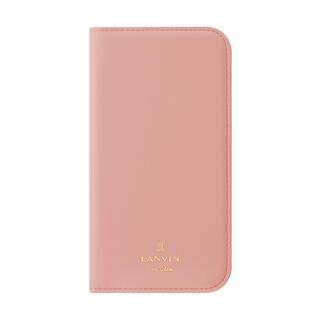 iPhone 13 mini (5.4インチ) ケース LANVIN en Bleu Folio Case Stand & Ring Ribbon 2 Tone Baby Pink/Vivid Pink iPhone 13 mini