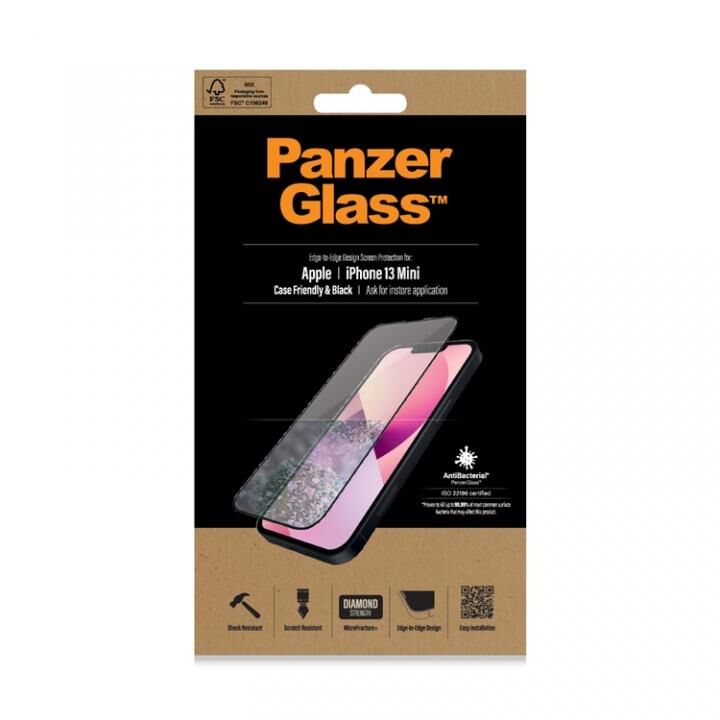 PanzerGlass パンザグラス フルカバー 抗菌 スクリーンプロテクタ   iPhone 13 mini_0