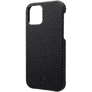 iPhone 12 / iPhone 12 Pro (6.1インチ) ケース GRAMAS Shrunken-calf Leather シェルケース Black iPhone 12/iPhone 12 Pro