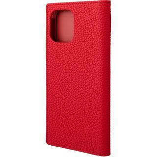 iPhone 12 Pro Max (6.7インチ) ケース GRAMAS Shrunken-calf Leather 手帳型ケース Red iPhone 12 Pro Max