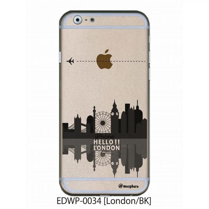 iPhone6 ケース アトモスフィア クリアデザインケース ロンドン ブラック iPhone 6ケース_0