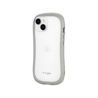 iPhone 15 (6.1インチ) ケース 耐傷・耐衝撃ハイブリッドケース 「ViAMO freely」 ライトグレー iPhone 15