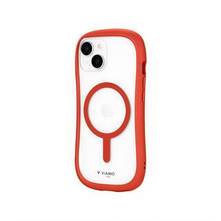 iPhone 15 (6.1インチ) ケース 高速充電対応・耐傷・耐衝撃ハイブリッドケース 「ViAMO charge」 レッド iPhone 15
