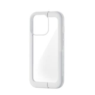 iPhone 13 Pro ケース ハイブリッドケース スタンド機能付き ホワイト iPhone 13 Pro