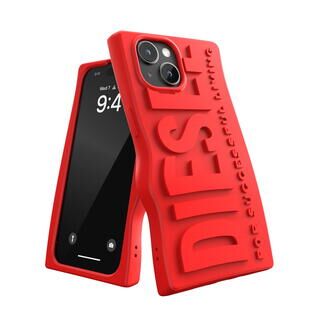 iPhone 15 (6.1インチ) ケース DIESEL ディーゼル D By DIESEL Silicone レッド iPhone 15