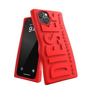 iPhone 15 Plus (6.7インチ) ケース DIESEL ディーゼル D By DIESEL Silicone レッド iPhone 15 Plus