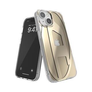 iPhone 15 (6.1インチ) ケース DIESEL ディーゼル Oval D Clear Gold iPhone 15