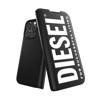 iPhone 15 Pro (6.1インチ) ケース DIESEL ディーゼル Booklet ブラック iPhone 15 Pro【10月上旬】