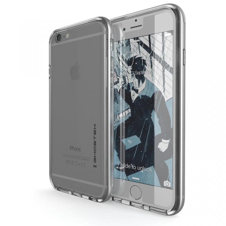 iPhone6s/6 ケース 強化ガラス付アルミケース Ghostek Cloak シルバー iPhone 6s/6_0