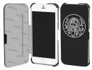 キース・へリング コレクション PUレザー手帳型ケース ウォッチ/ブラック x ホワイト iPhone 6ケース