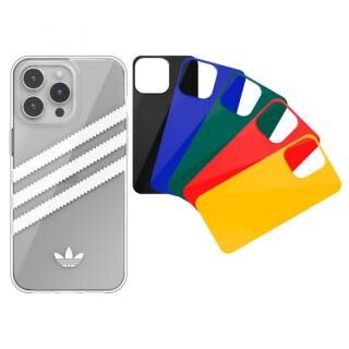 iPhone 15 Pro Max (6.7インチ) ケース adidas Originals 3 STRIPES CLEAR w 5 films colorful iPhone 15 Pro Max【5月上旬】