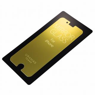 iPhone6s Plus/6 Plus フィルム GRAMAS FEMME 簡易ミラー機能付き強化ガラス ゴールド iPhone 6s Plus/6 Plus