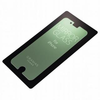 iPhone6s/6 フィルム GRAMAS FEMME 簡易ミラー機能付き強化ガラス シルバー iPhone 6s/6