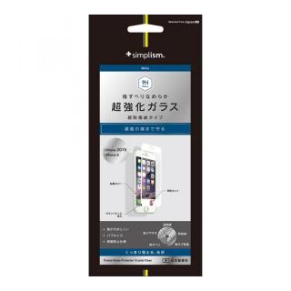 iPhone6s Plus/6 Plus フィルム simplism フルカバー強化ガラス クリア ホワイト iPhone 6s Plus/6 Plus