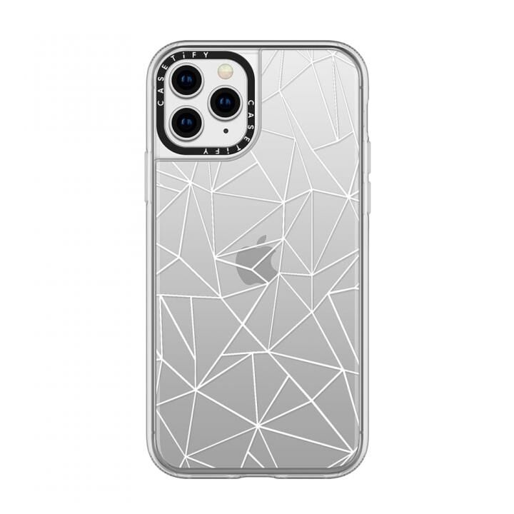 iPhone 11 Pro ケース casetify Abstraction Outline White Transparent grip iPhone 11 Pro_0