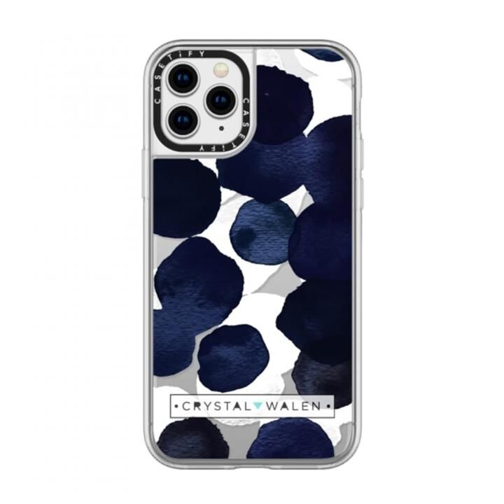 iPhone 11 Pro ケース casetify Indigo White Dots Clear grip iPhone 11 Pro_0