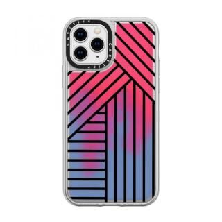 iPhone 11 Pro ケース casetify Stripes transparente neon sand red iPhone 11 Pro