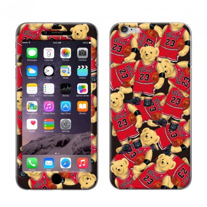 iPhone6s/6 ケース Gizmobies スキンシール MJ Bear iPhone 6s/6スキンシール_0