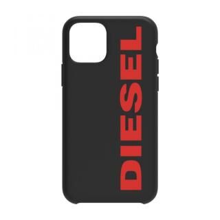 iPhone 11 Pro Max ケース Diesel - Printed Co-Mold Case Soft Touch Black/Red Vertical Logo iPhone 11 Pro Max