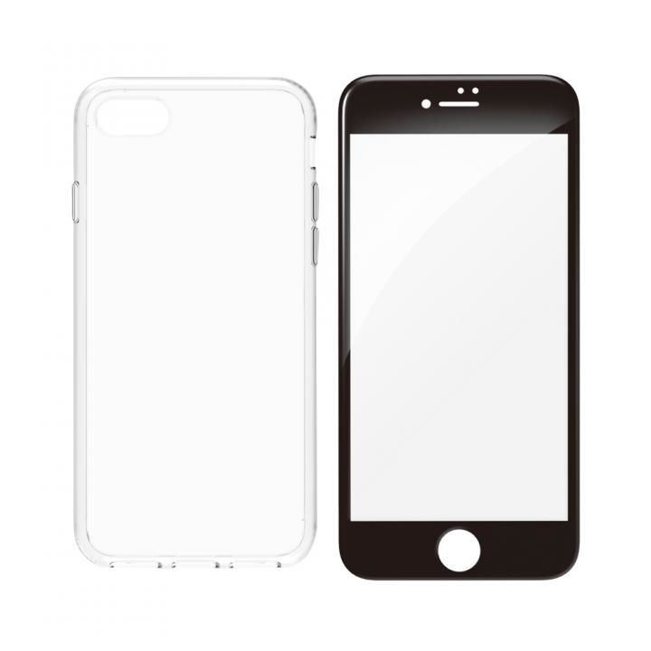 iPhone8 Plus ケース simplism ハイブリッドケース＆ガラスセット Turtle Pro ブラックフレーム iPhone 8 Plus_0