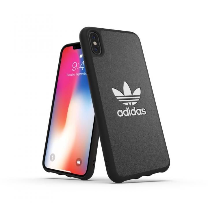 iPhone XS Max ケース adidas OR TPU Moulded Case BASIC ブラック/ホワイト iPhone XS Max_0