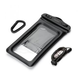 iPhone6s Plus/SE ケース 水に浮く防水ポーチ Mサイズ/ブラック