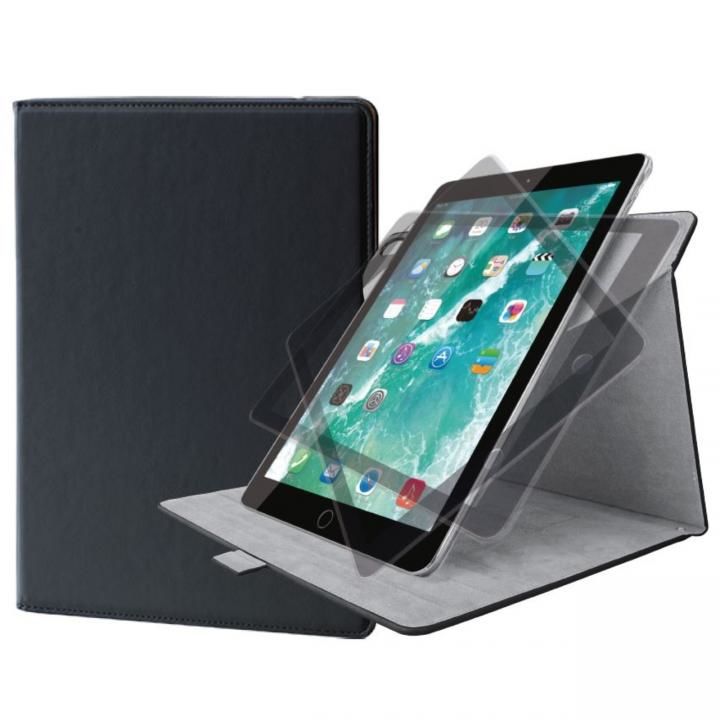 ソフトレザーカバー(360度回転) ブラック iPad Air(2019)/iPad Pro 10.5インチ_0