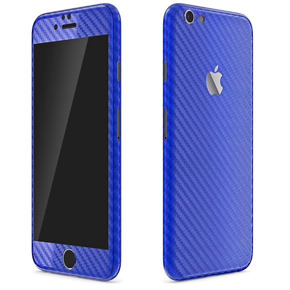 iPhone6 ケース カーボン調 プレミアムスキンシール ブルー iPhone 6 スキンシール_0