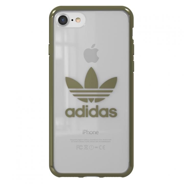 Iphone8 7ケース Adidas Originals クリアケース ミリタリー グリーン