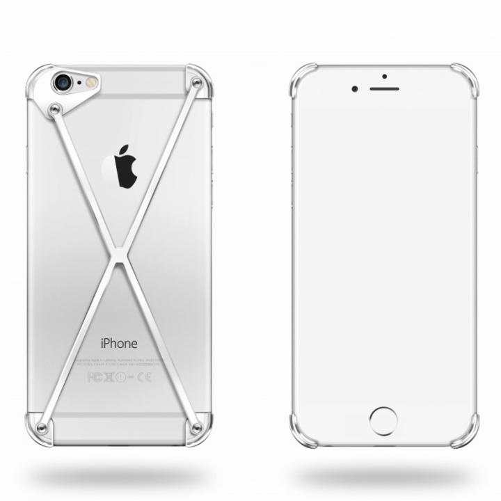 iPhone6 ケース 端末の美しさを活かす RADIUS case シルバー iPhone 6ケース_0