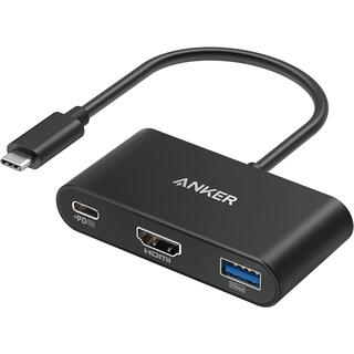 Anker PowerExpand 3-in-1 USB-C ハブ グレイ【5月上旬】