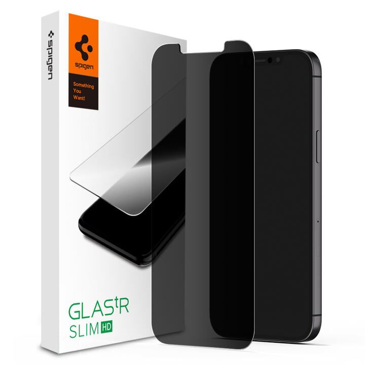 Spigen Glas Tr Privacy Hd 1pack 覗き見防止強化ガラス Iphone 12 Iphone 12 Proの人気通販 Appbank Store