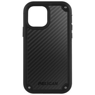 iPhone 12 Pro Max (6.7インチ) ケース Pelican 抗菌 6.4m落下耐衝撃ケース Shield Black Kevlar ホルスタースタンド付属 iPhone 12 Pro Max