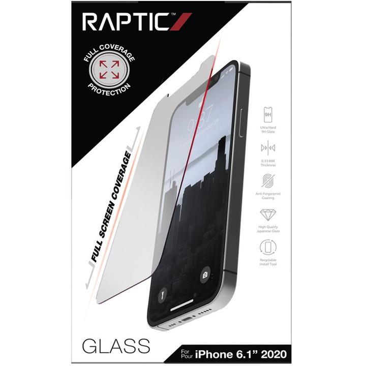RAPTIC Glass Full Coverage  保護強化ガラス Clear iPhone 12/iPhone 12 Pro_0