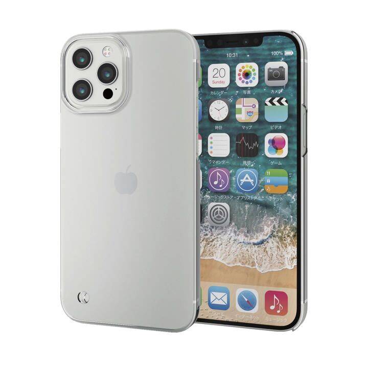 iPhoneケース シェルケース ポリカーボネート 薄型 ストラップホール  iPhone 12 Pro Max_0