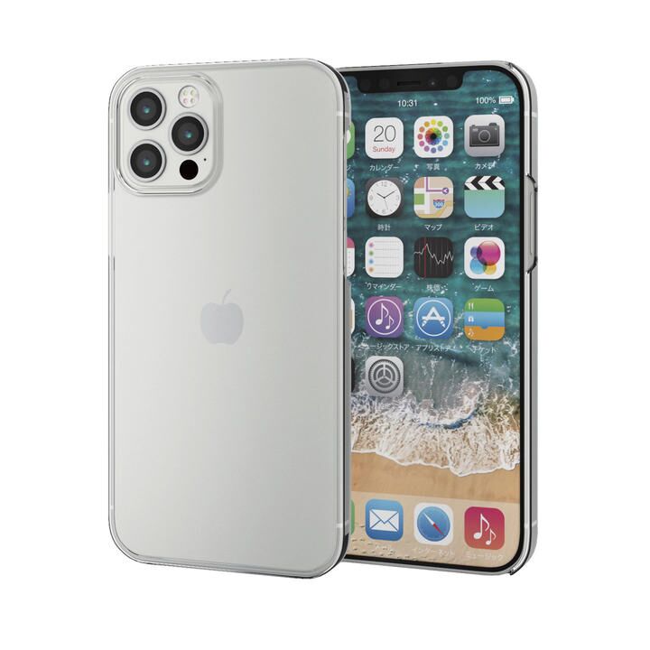 iPhoneケース シェルケース メガネフレーム素材 薄型  iPhone 12/iPhone 12 Pro_0